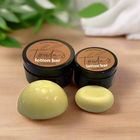 Saffron Tobacco Lotion Bar